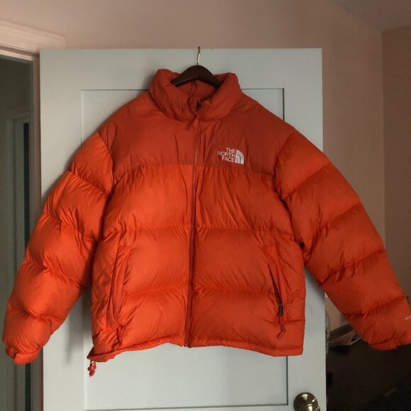 The North Face Other - The North Face Men's 1996 Retro Nuptse Jacket Orange w/ Hoodie